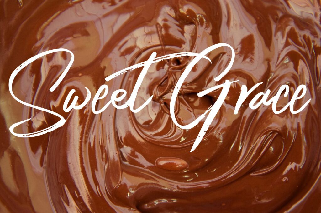 A close up of the melted chocolate in a bowl